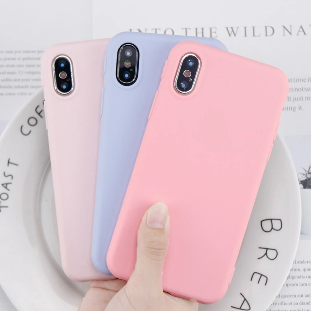 200 шт./лот Мягкий ТПУ матовый Силиконовый чехол для iphone X Оригинальный