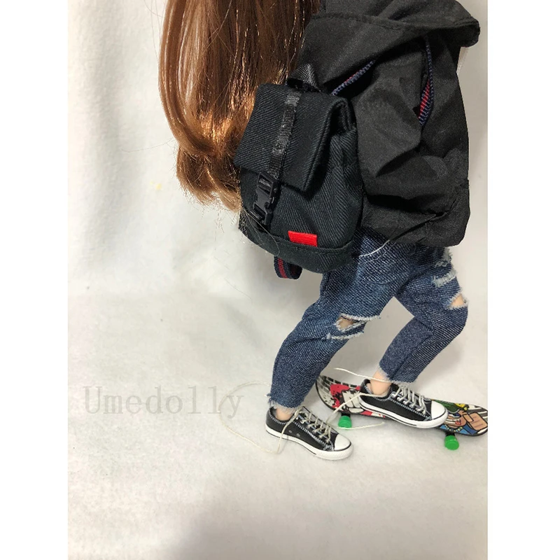 1 комплект модный кукольный Тренч и джинсы наряды для Blyth Azone S ob24 аксессуары