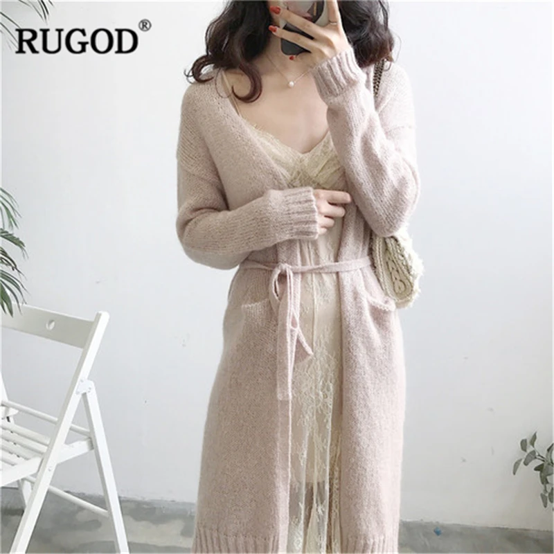 RUGOD/Новое Элегантное женское кружевное платье с кардиганом вырезами тонкое на
