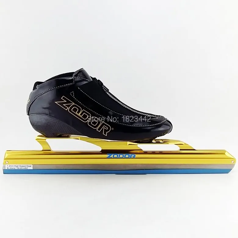 Ice Speed Skate ice ZODOR boot carbon long track skating shoesDislocation skate blade 380mm 410mm 430mm | Спорт и развлечения