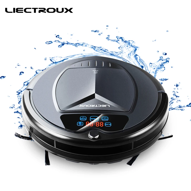 (России Склад) LIECTROUX B3000PLUS Робот с Воды Мокрой и Сухой Сенсорный Экран withTone По