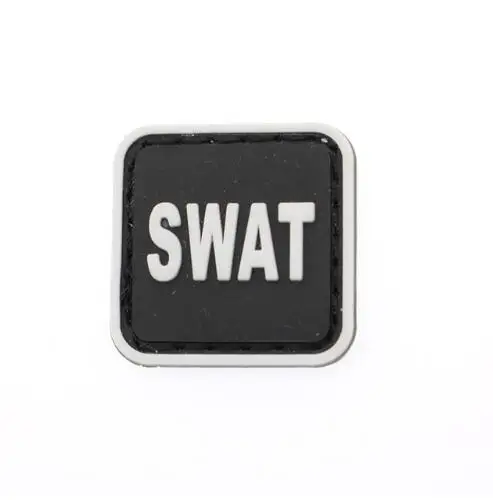 P Персональный логотип SWAT Биохимический ядро кости лягушка нарукавная повязка рюкзак шляпа украшения одежды военная тактика водонепроницаемый значок - Цвет: P