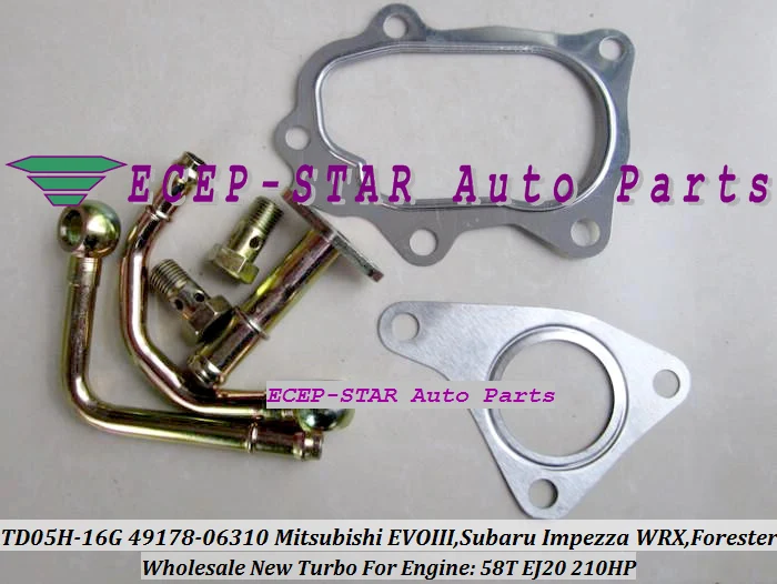TD05 16G 49178 06310 4412AA092 турбокомпрессор для Mitsubishi EVO 3 III SUBARU Impreza WRX GT555 58T EJ20 2.0L 210HP|turbocharger