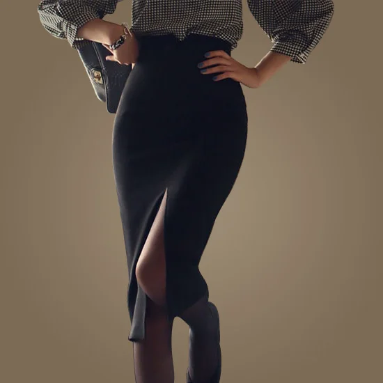 Женская юбка средней длины черная синяя зеленая красная|red pencil skirt|skirt ladiesmidi skirt |