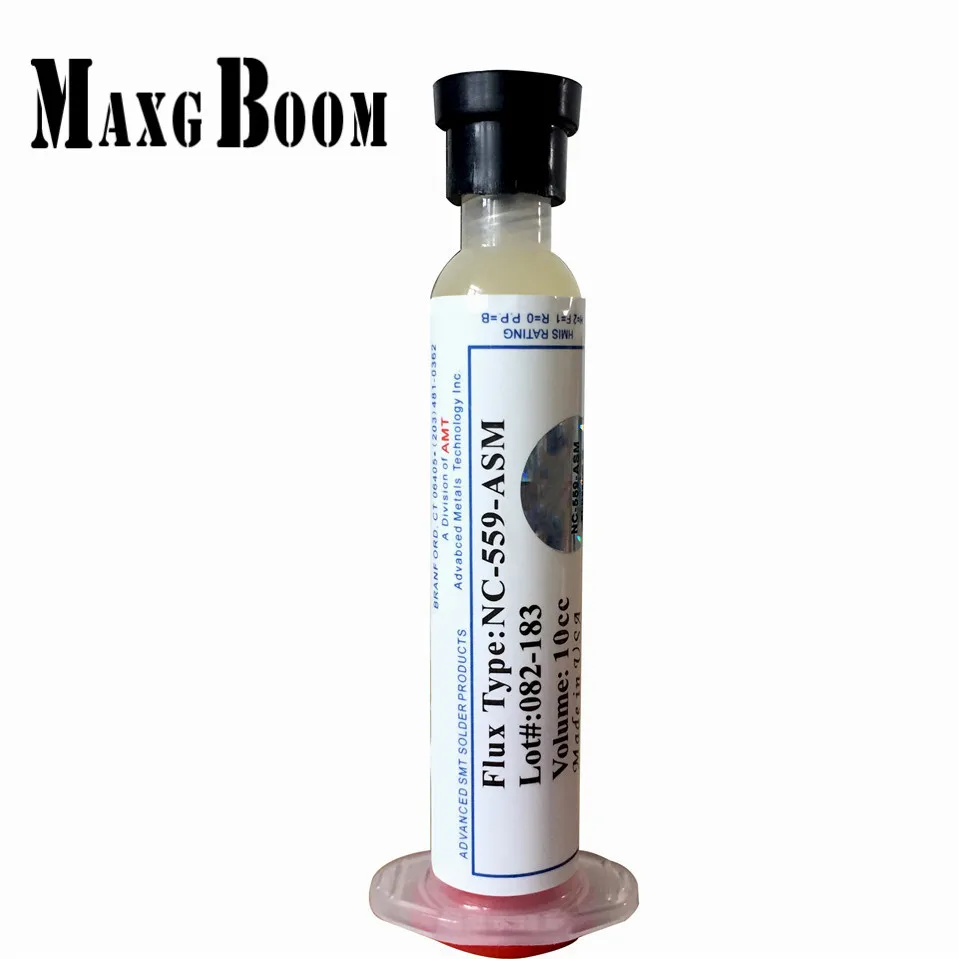 MaxgBoom 1 шт./лот Сделано в США! 10cc NC 559 ASM флюсовая паста Бессвинцовая паяльная Флюс