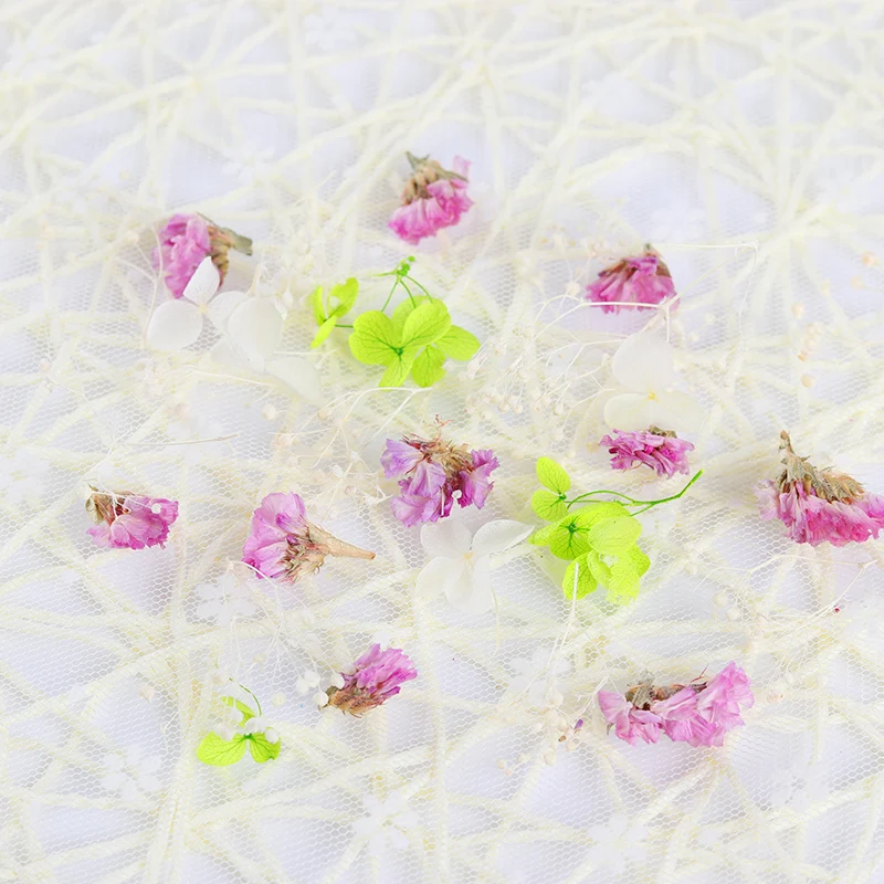 1 коробка искусственные цветы 3D украшения для ногтей сделай сам прекрасные пять
