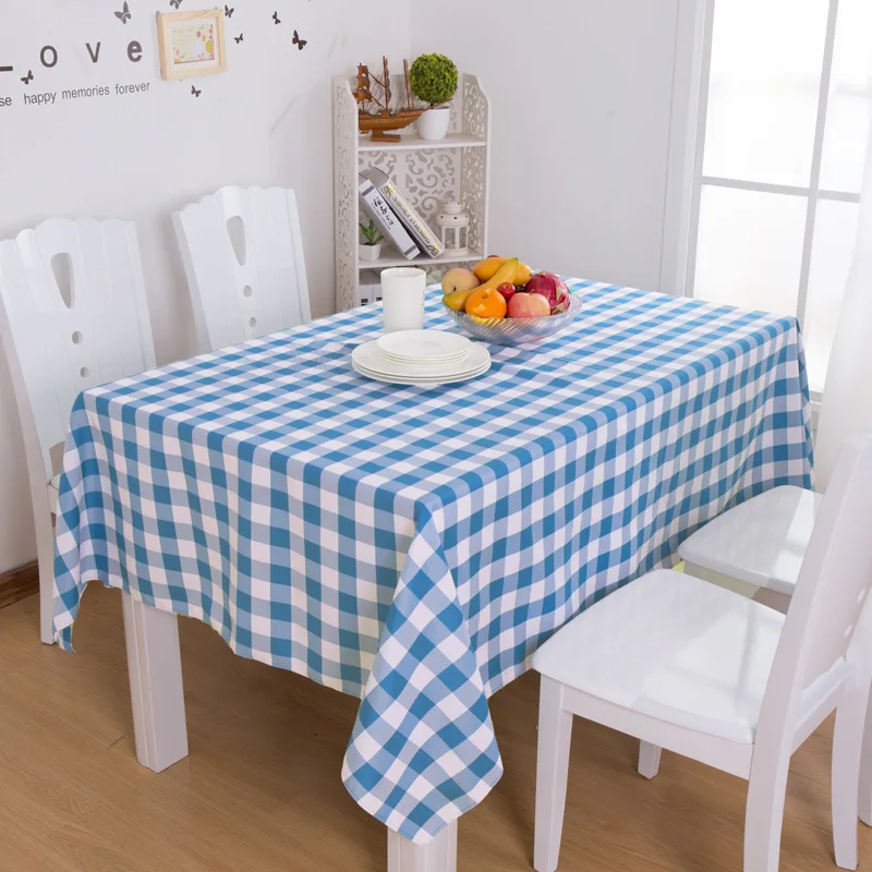Клетчатая скатерть в американском стиле для свадьбы домашнего стола текстильное