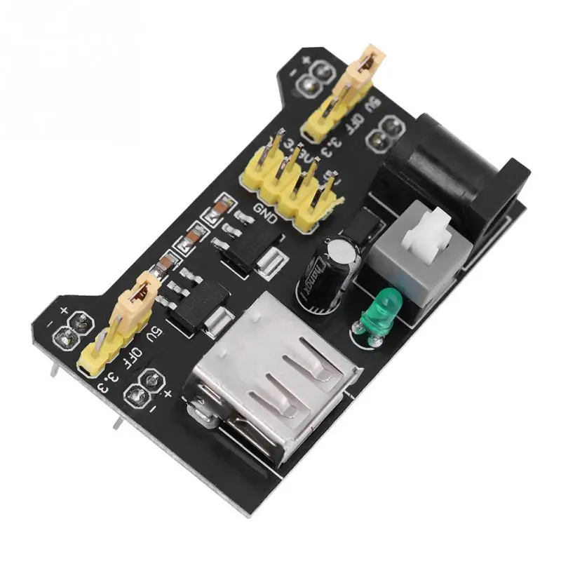 5 шт 5 V/3,3 V Питание доска Питание макет выделенный Мощность модуль для макетная плата программный блок питания reglable