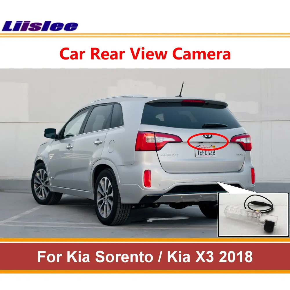 

Car Reverse Rearview Parking Camera For Kia Sorento/X3 2018 Rear Back View AUTO HD SONY CCD III CAM