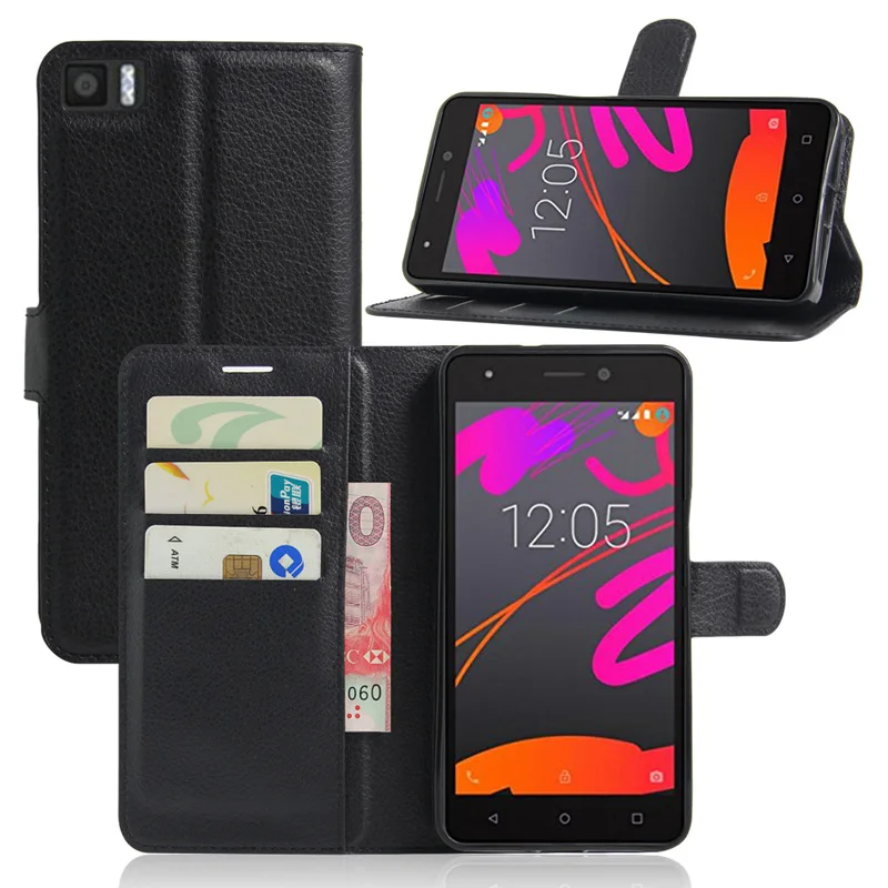 50 шт. DHL из натуральной ПУ кожи флип бумажник чехол для BQ Aquaris M5.5 A4.5 X5 Plus La Caja Del Telefono