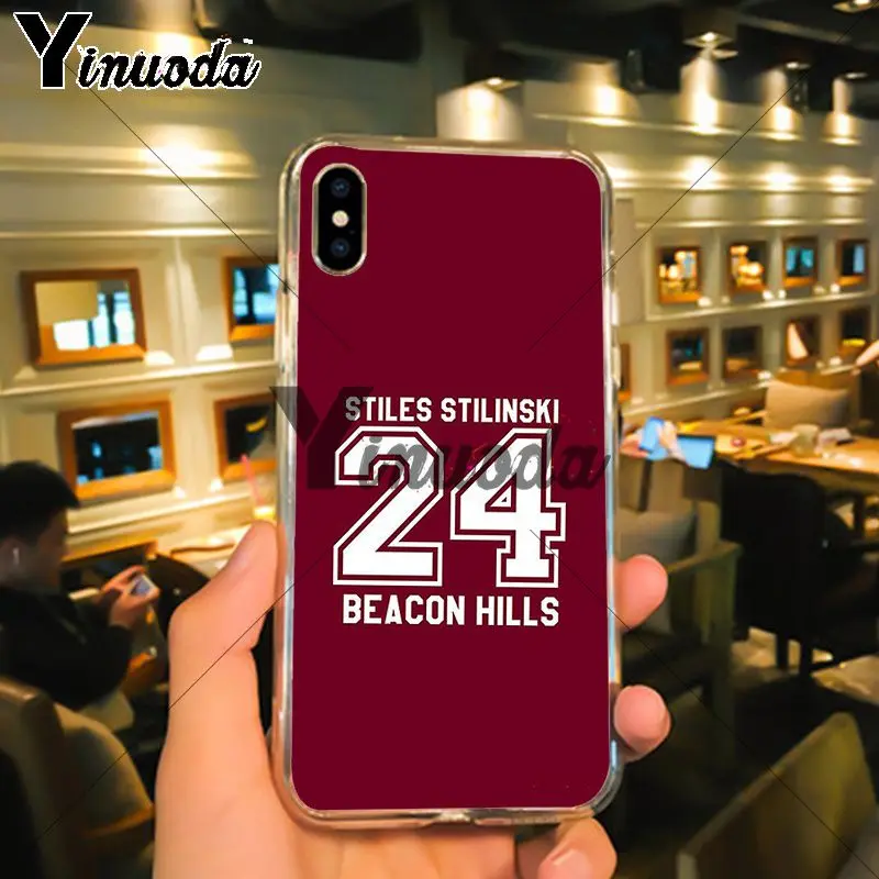 Yinuoda Teen Wolf TPU Мягкий силиконовый чехол для телефона iPhone 6S 6plus 7 7plus 8 8Plus X Xs MAX 5 5S
