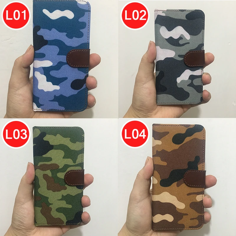 Новый Камуфляжный кожаный чехол бумажник с откидной крышкой для телефона Nokia 2 5 8 6