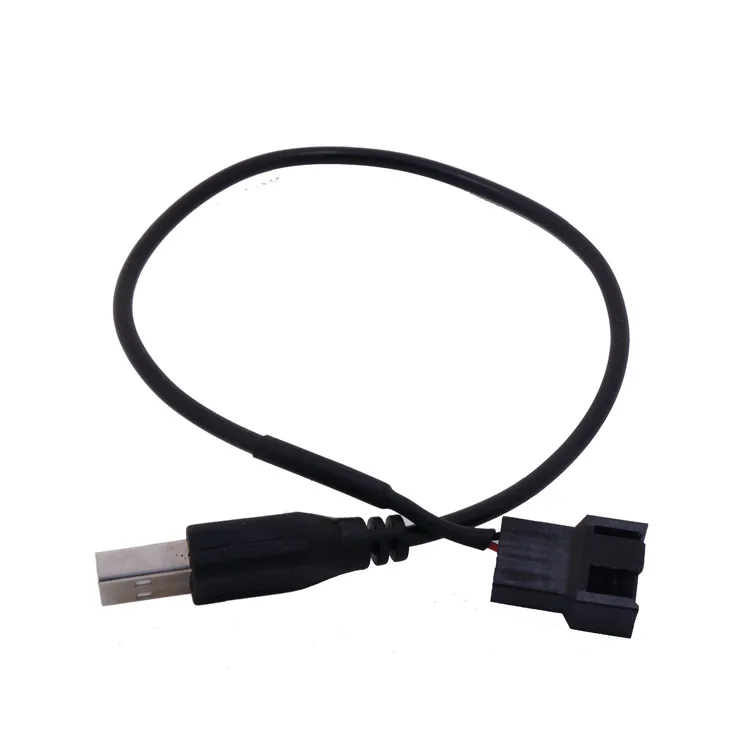 30 см USB для 3 Pin или 4 адаптер вентилятора кабели 3/4 компьютерный ПК Вентилятор
