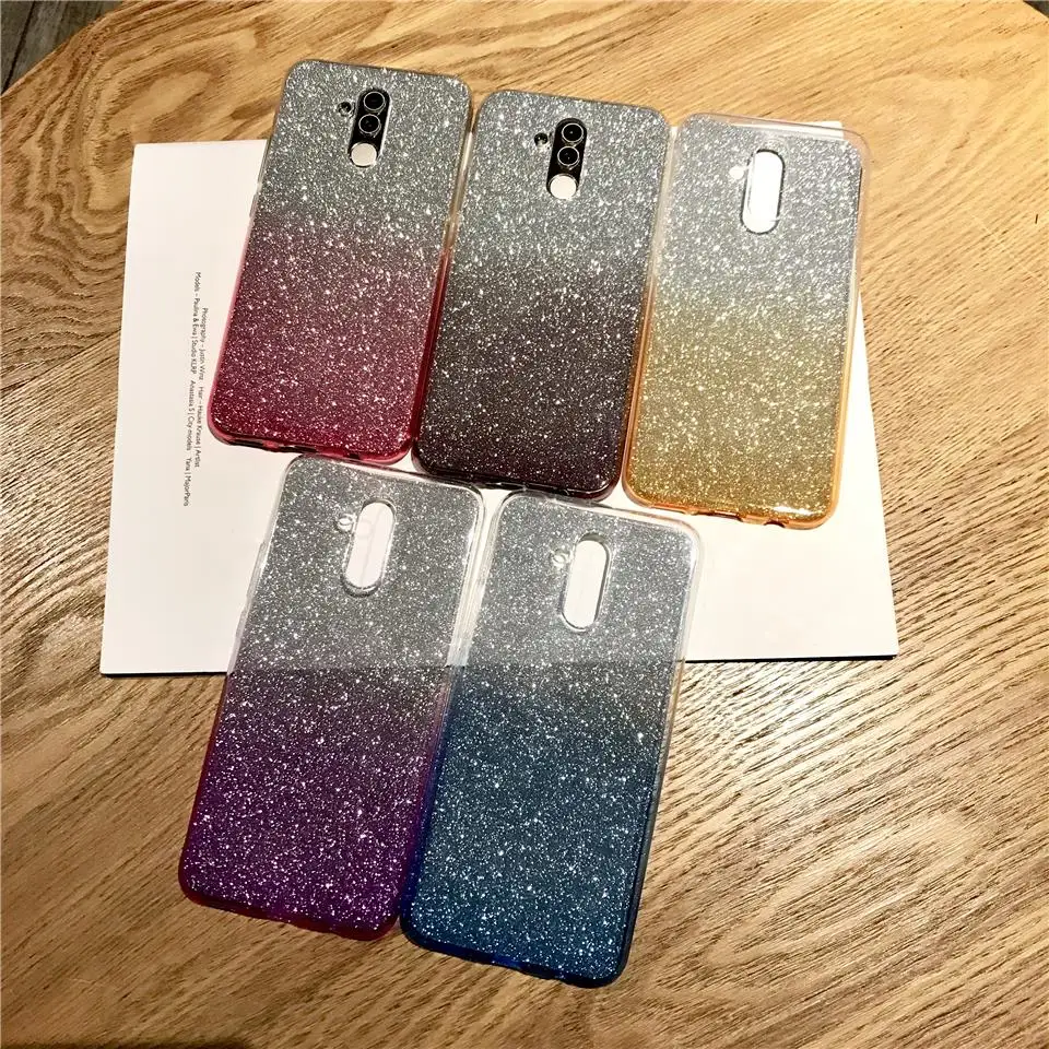 Радужный ТПУ силиконовый чехол для Huawei Mate 20 10 9 8 P20 Lite P10 Honor 7X 6X 6A iphone X XR XS MAX SE 6 6s 7 Plus