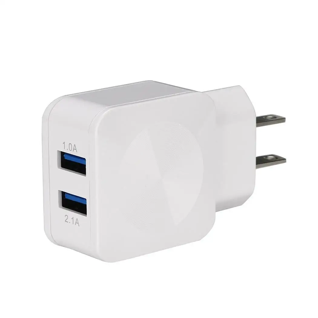 Универсальное зарядное устройство с двумя USB головкой для зарядки 50 60 Гц 3.1A 220V 2000mA