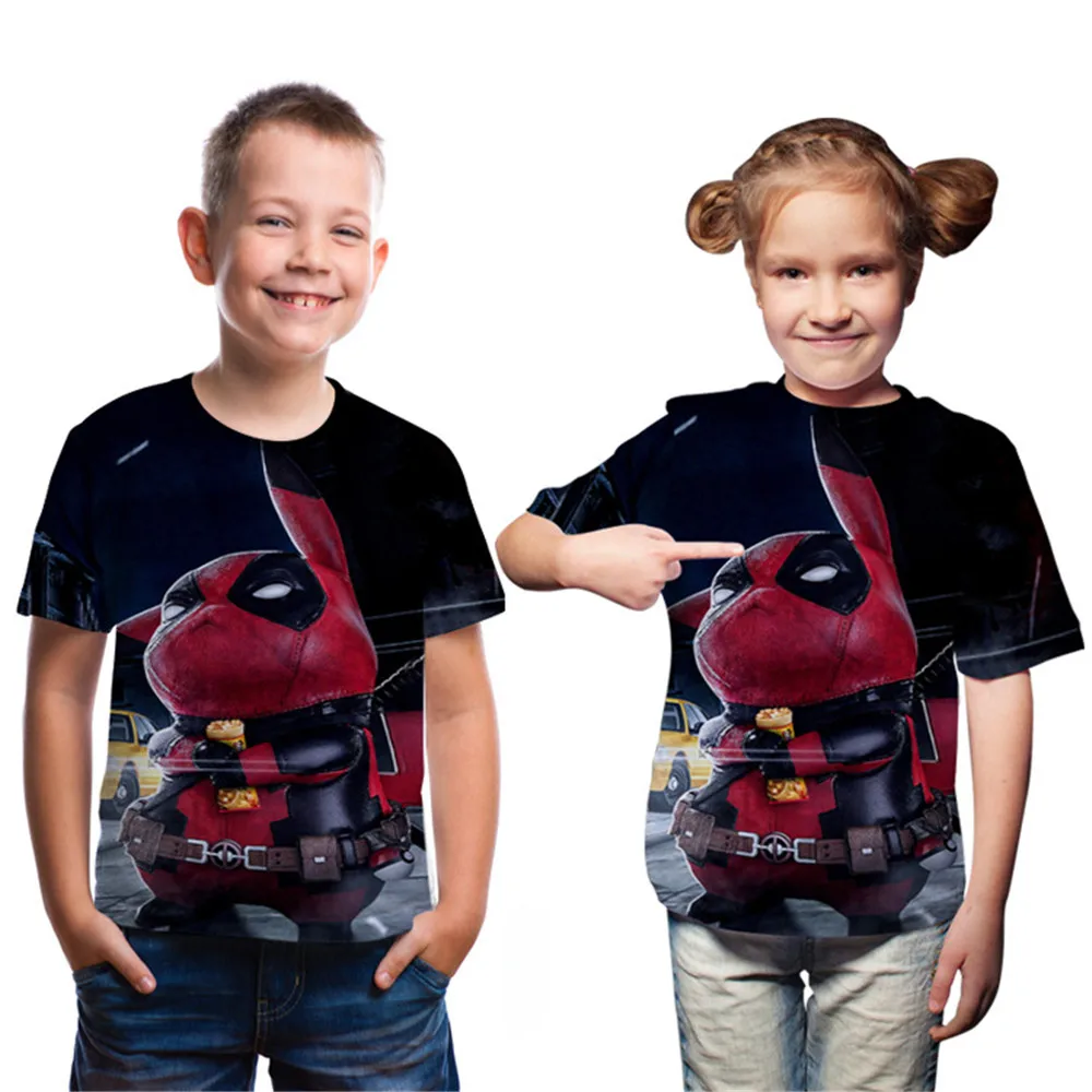 Детский костюм для косплея мальчиков и девочек детектива Пикачу с 3D принтом