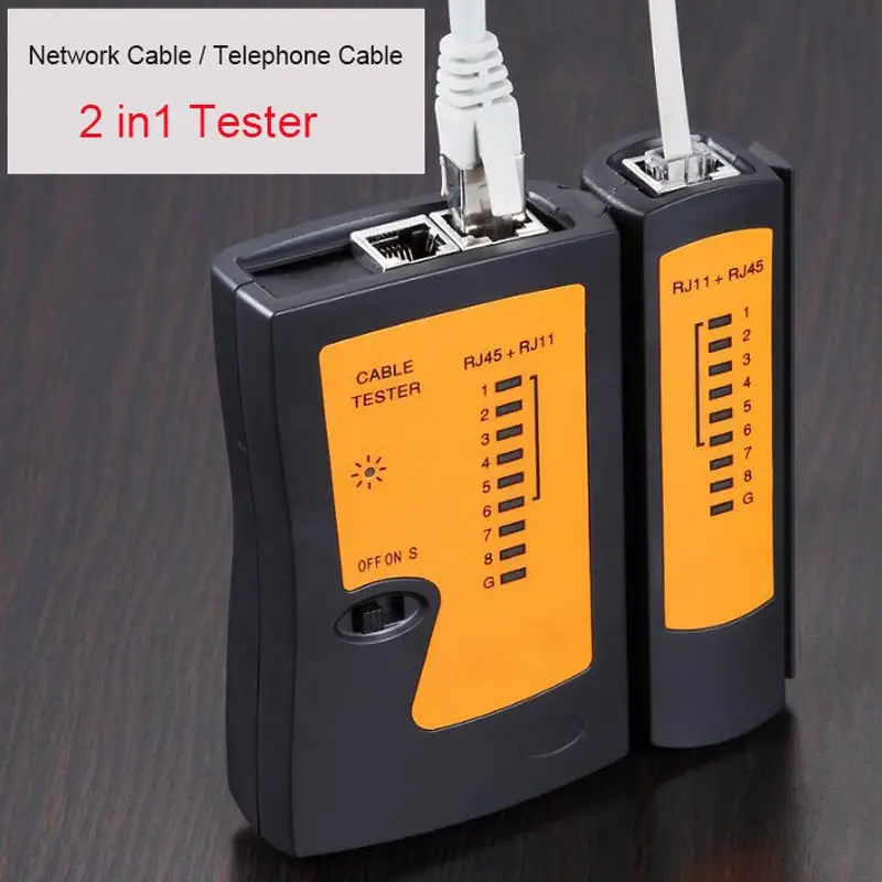 

Тестер кабелей, инструменты для тестирования сети, Ethernet Rj11, LAN кабель, телефонная линия, тестер Rj45 CAT5 RJ12, UTP трекер, сетевой тестер, 8p