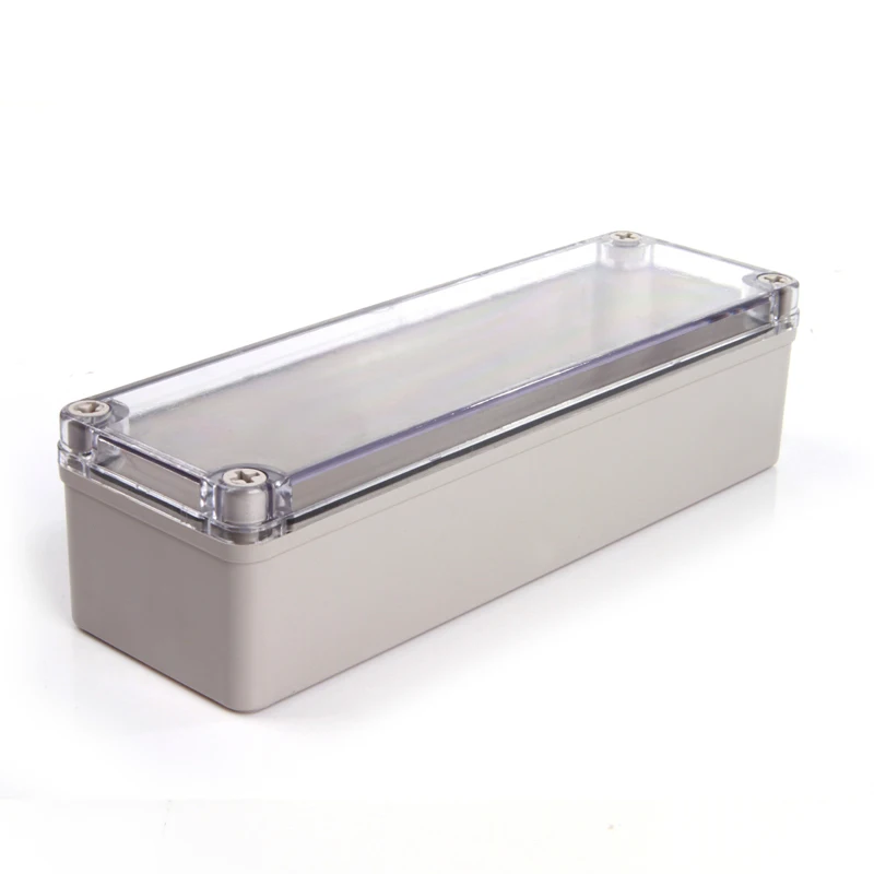 Free Shipping Good Quality ABS Material Clear Cover IP66 Small Waterproof Plastic Boxes 80*250*70mm | Обустройство дома