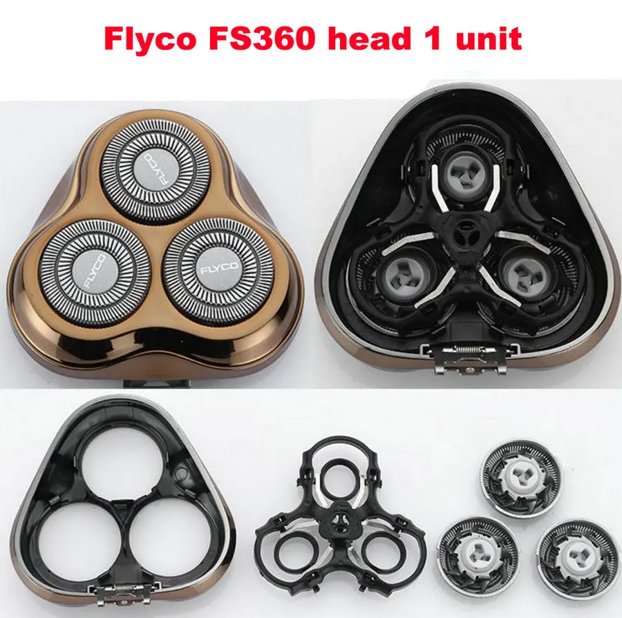 FLYCO электробритва Улучшенный Замена лезвие бритвы головы подходит для FS336 FS337 FS338 FS339 FS360 FS361 FS362 363 - Цвет: FS360
