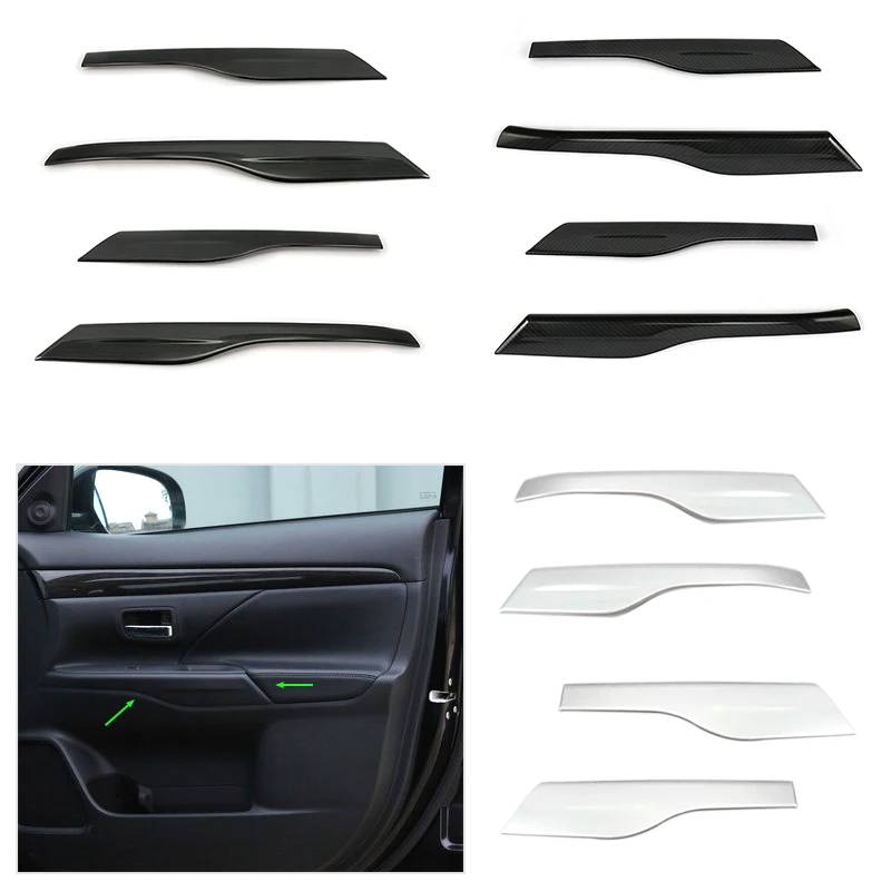 4 шт. защитные панели для ручек дверей и подлокотников Mitsubishi Outlander 2013 2014 2015 2016 2017 2018