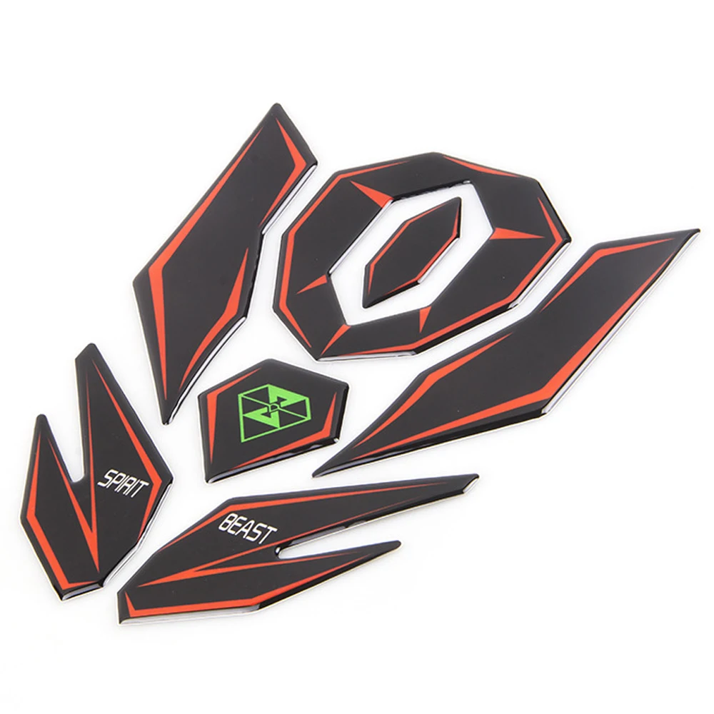 SPIRIT BEAST Мотоцикл 3D светоотражающие наклейки мотоцикл топливный бак защитные для