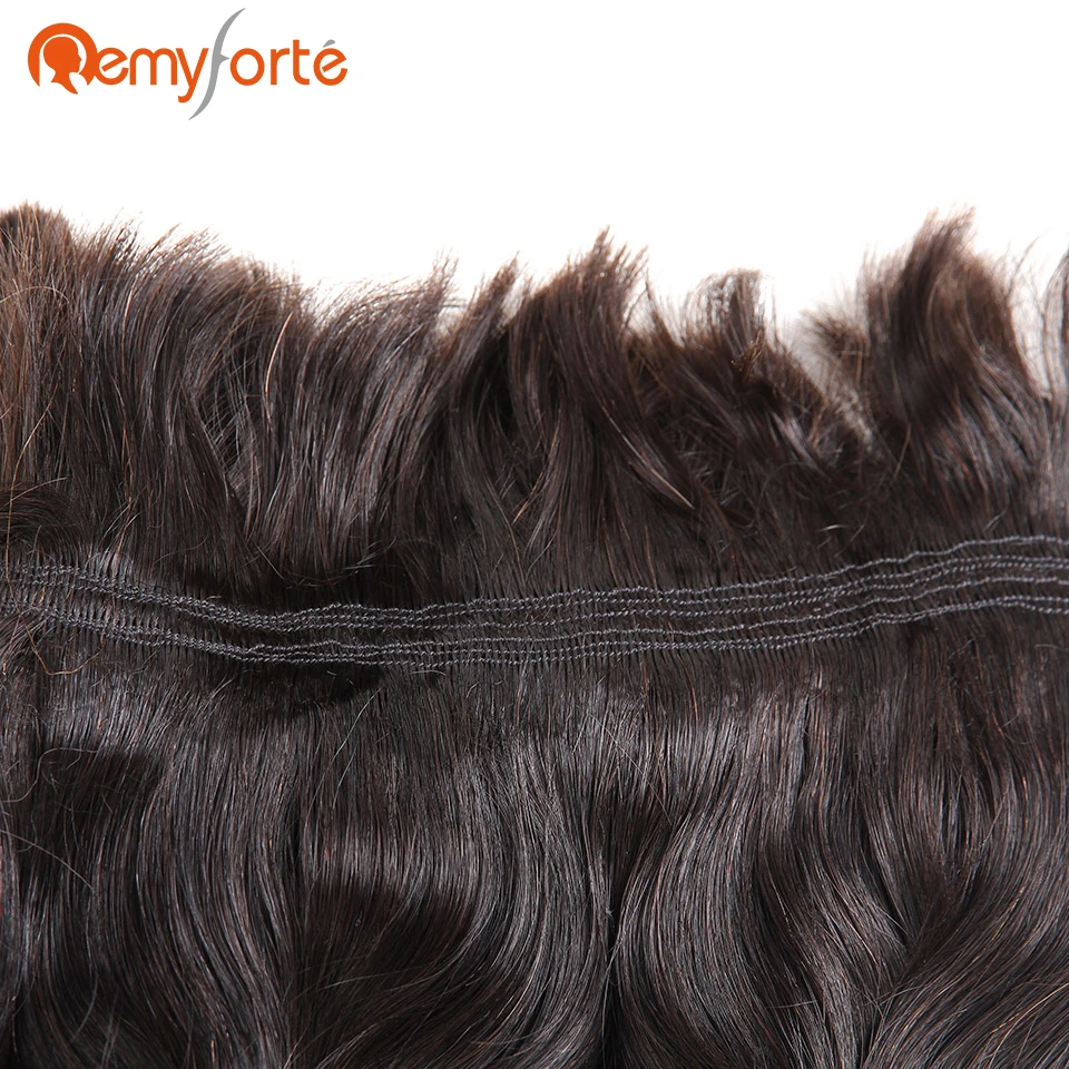 Remy Forte волосы от 10 до 30 дюймов Волнистые Бразильские объемные человеческие для
