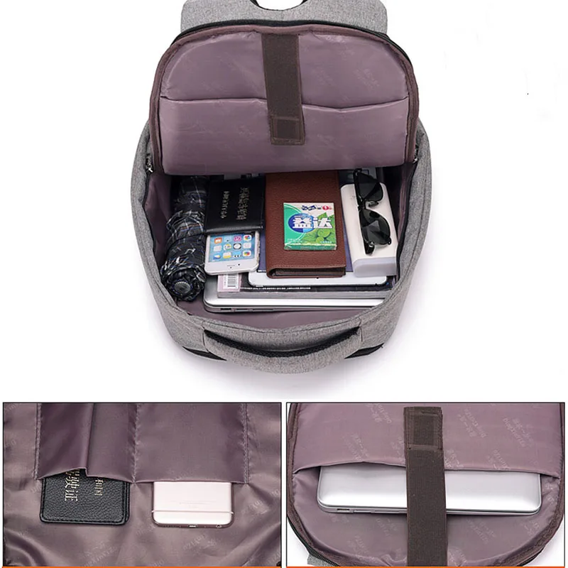 Рюкзак Usb Для мужчин BOLEKE ноутбук рюкзак Многофункциональный книга Backbag дорожные