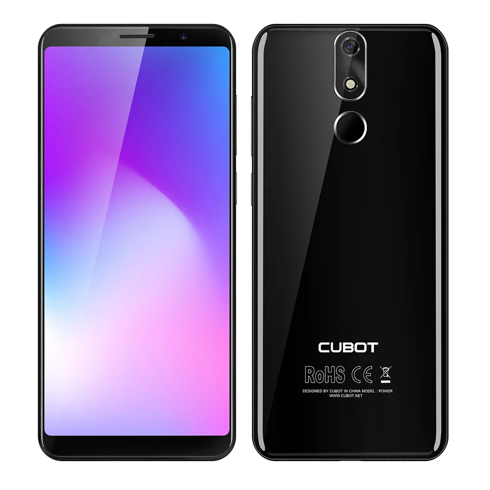 CUBOT питания 4G мобильный телефон 6000 мАч Android 8 1 MTK6763T Восьмиядерный 6 ГБ + 128 16MP 8MP