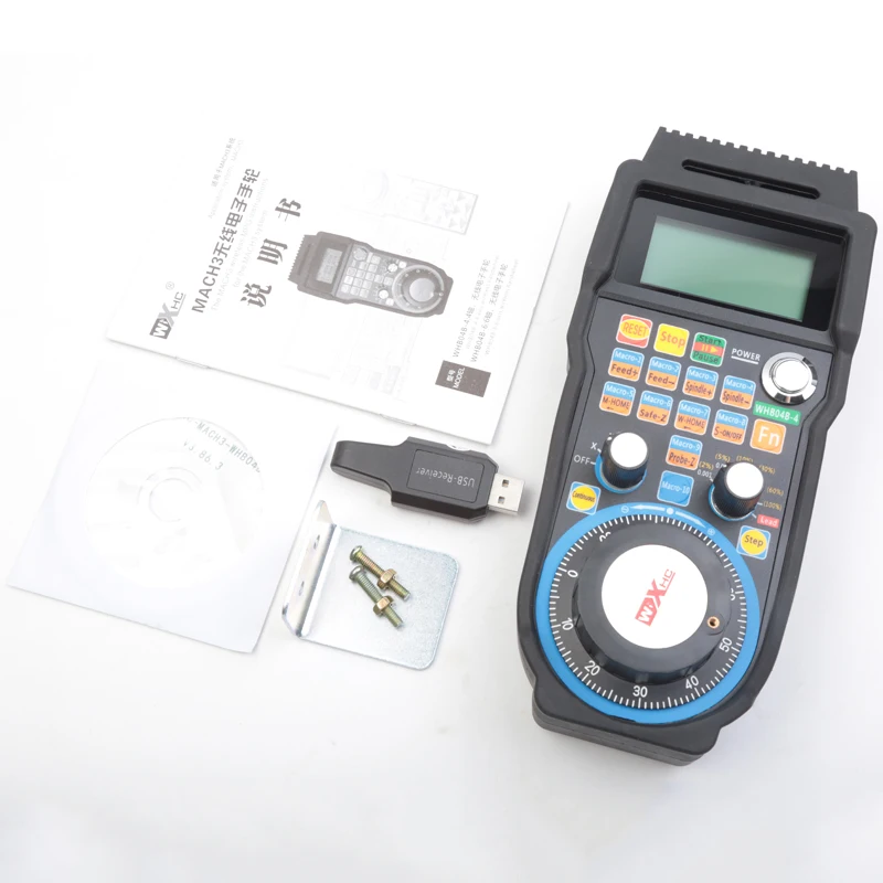 2 4G ЧПУ 3 оси 4 беспроводное ручное колесо MPG пульт дистанционного управления MACH3|hand