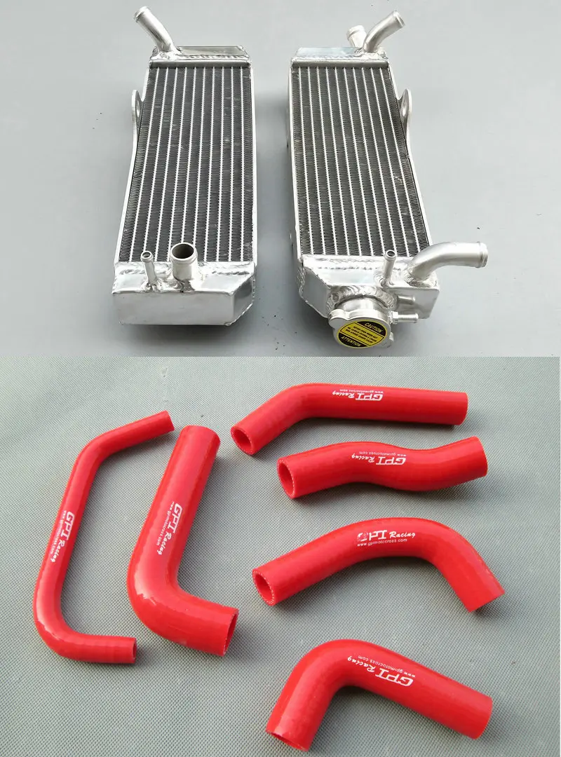 Алюминиевый радиатор и силиконовый шланг для Honda XR650 XR650R 650R XR 650 R RE01 2000-2009 00 01 02 03 04 05