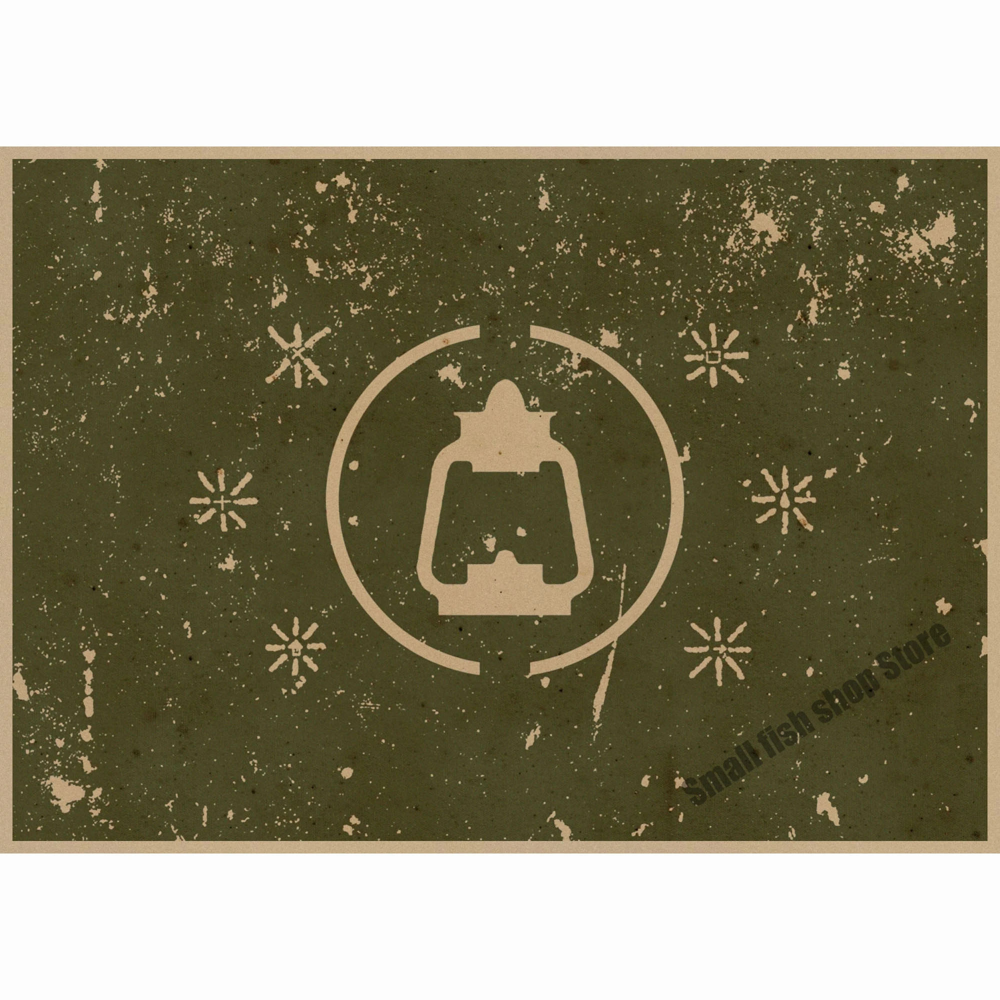 Темно-серый Fallout 3 4 Игра ретро плакат, крафт-бумага для бара кафе домашний декор живопись Наклейка на стену - Цвет: Темно-серый