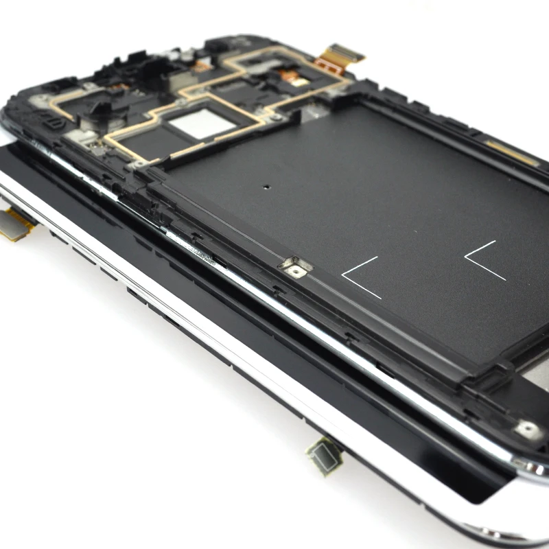 ЖК дисплей с рамкой An'Z для sumsung glaxy mega экран 6 3 дюйма i9205 сенсорные панели в сборе