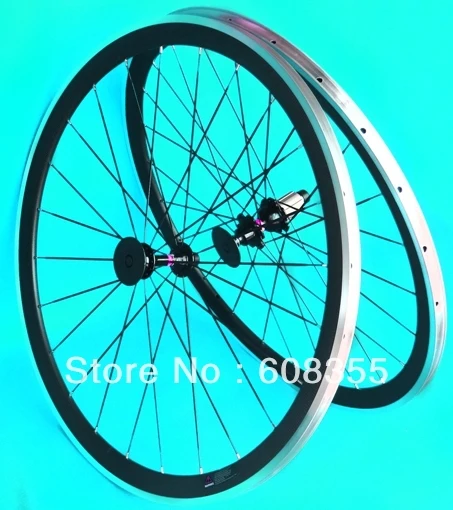 3K углеродный матовый дорожный велосипед клинчерная колесная пара 38 мм колесный