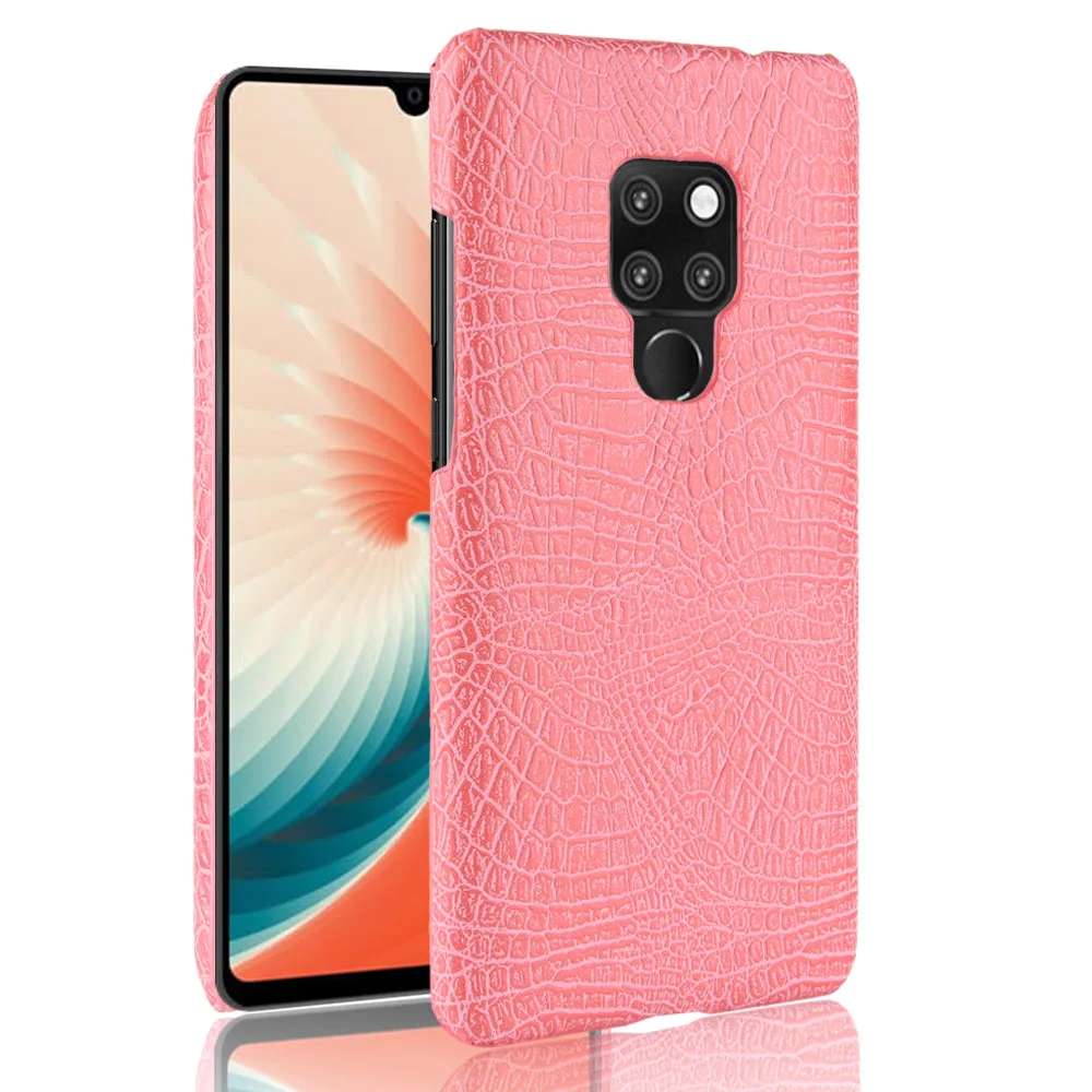 Жесткий чехол из искусственной кожи с текстурой крокодиловой кожи для huawei mate 20X20 pro 20lite 2 9lite pro 8 10lite mate SE 9 mate 7 mini