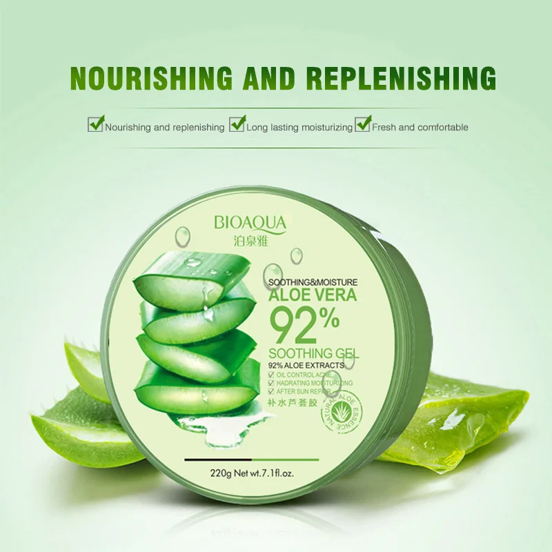 Bioaqua алоэ вера коллаген гель маска для сна увлажняющий крем лица Лечение Акне