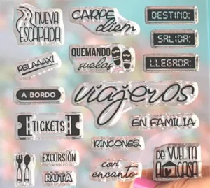 Испанская фотоальбом для скрапбукинга, Прозрачная силиконовая резина сделай сам, декор 122