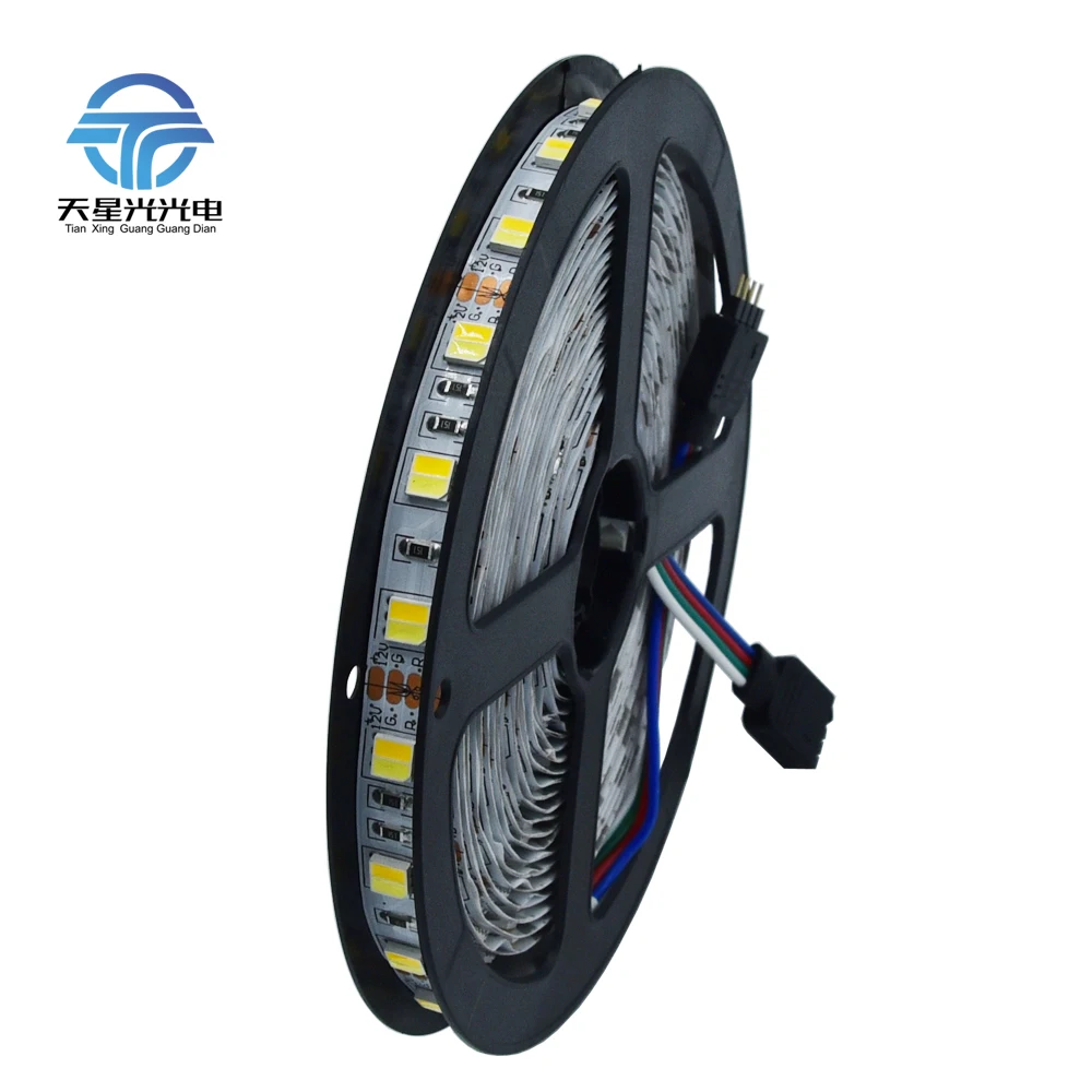led Strip Non waterproof 5m 60leds 5050 DC12V controllable white warm Dual White | Лампы и освещение