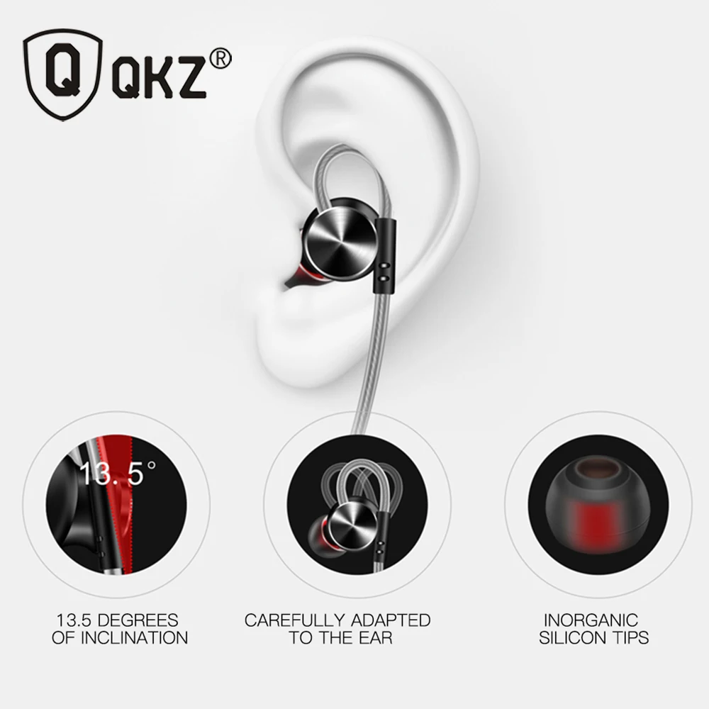 Наушники QKZ DM10 CNC HiFi наушники вкладыши fone de ouvido Metal DJ MP3 гарнитура наушники|earphone