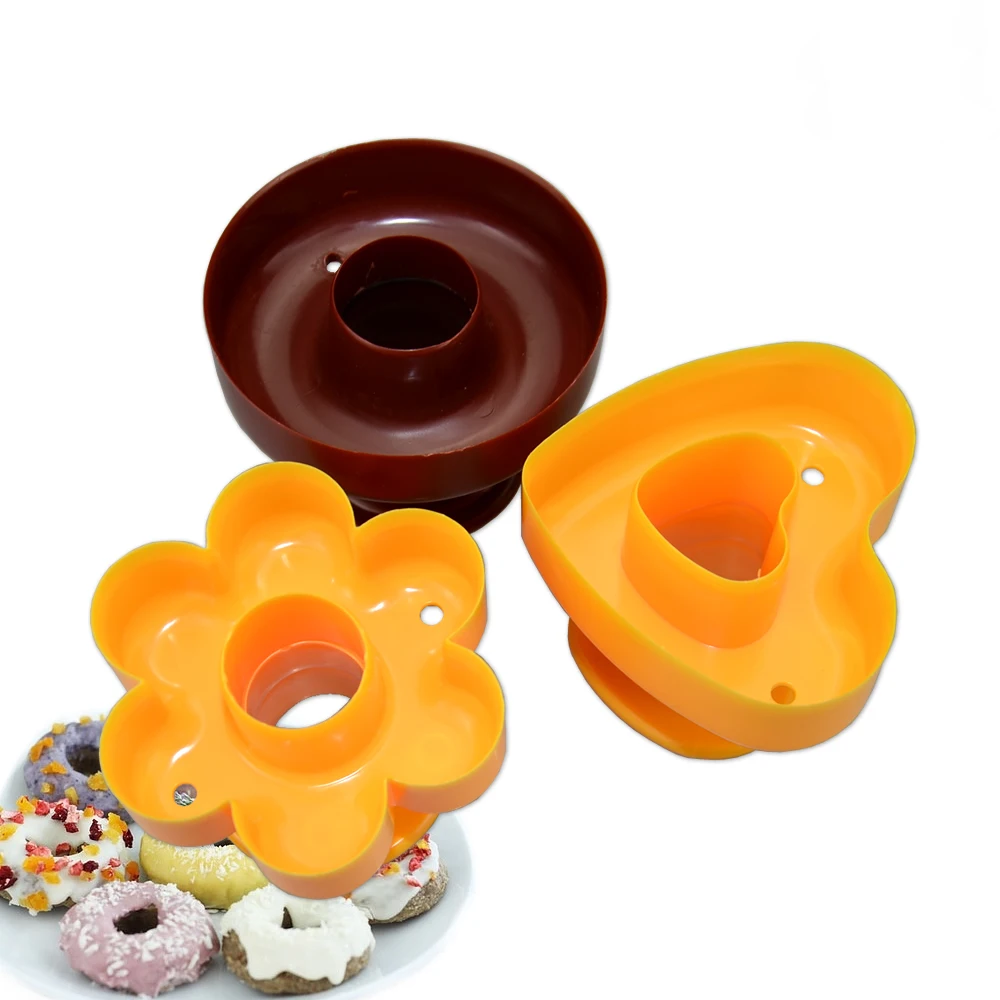 Пластик сердце подсолнечника круглый Форма пончик maker ананас хлеб плесень резак