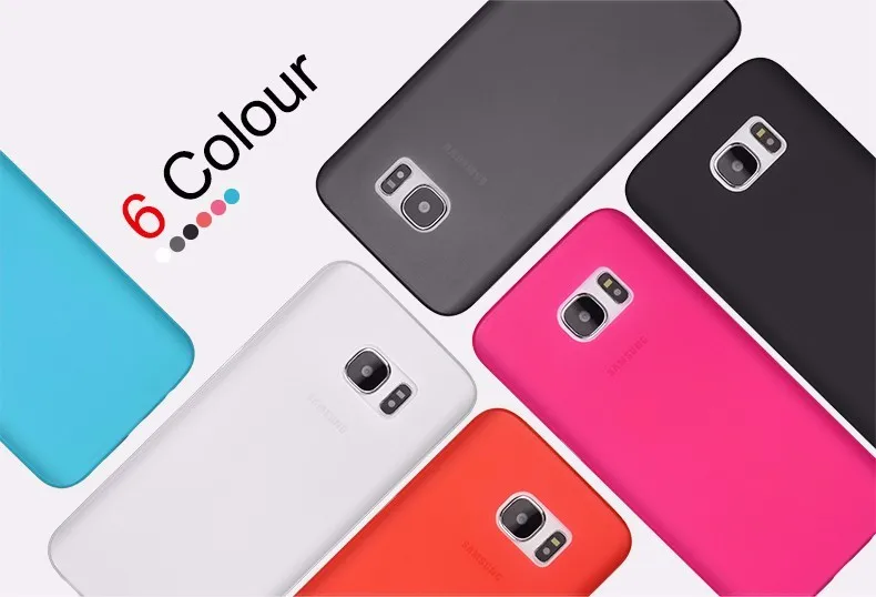 Для Samsung Galaxy S7 Case Ultra Thin Sandstone Матового Гладкого покрытие Назад Shell Матовое