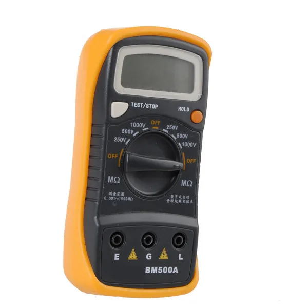BM500A 1000V 1999M Цифровой тестер сопротивления изоляции Megohmmeter Megger мультиметр с