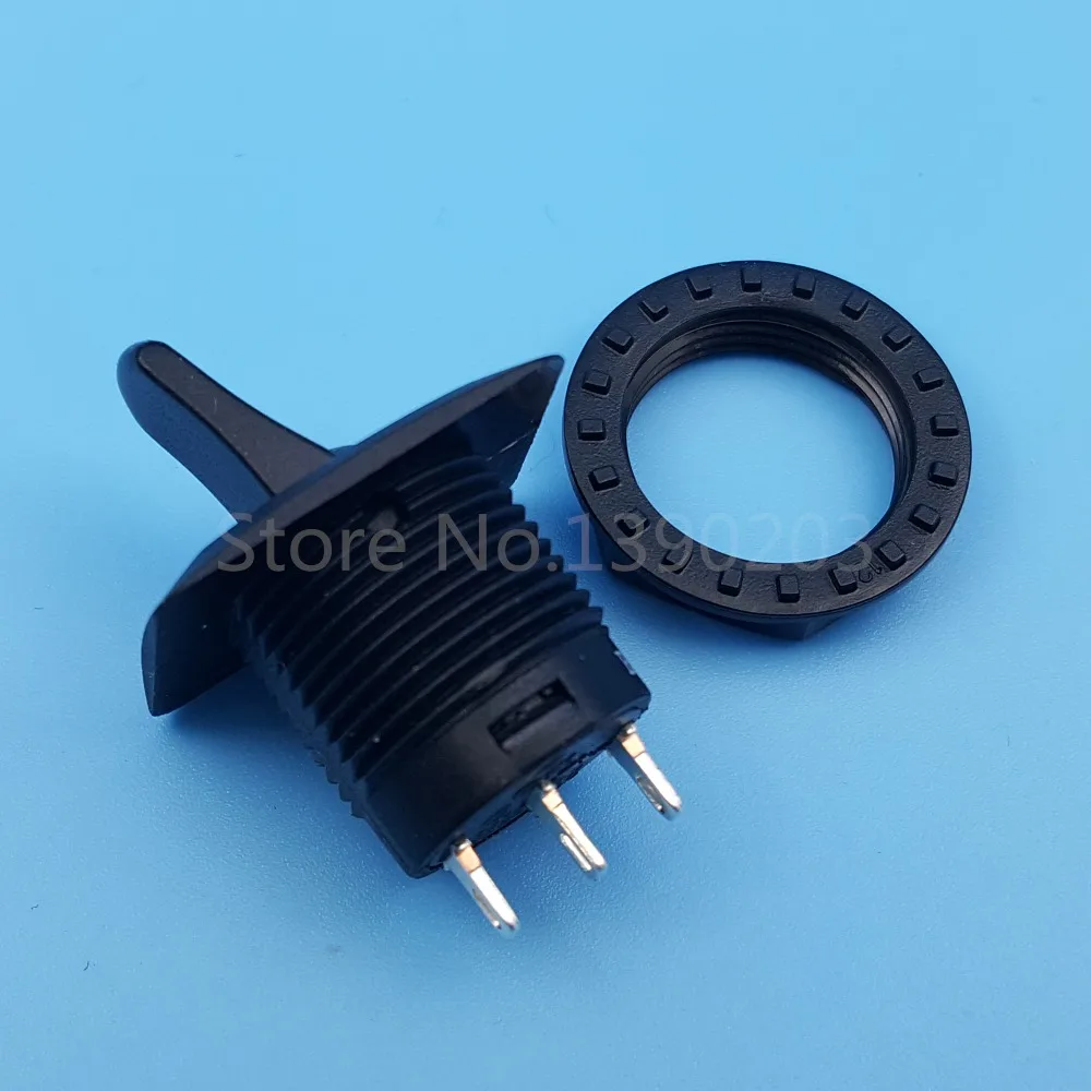 5 шт Черный R13 402D круглый 3Pin ВКЛ ВЫКЛ на 3 поддержание позиции тумблер SPDT Панель