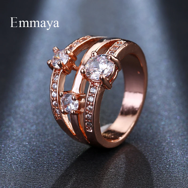 Emmaya брендовые Роскошные Очаровательные AAA кубические цирконы цвета розового