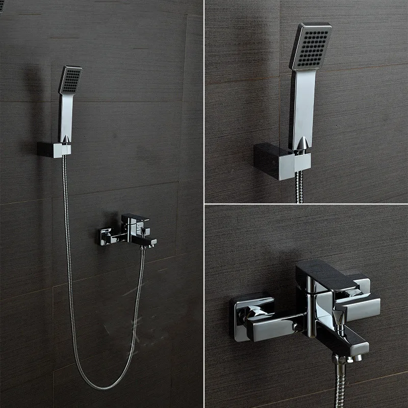 Lanos Blaubuc For Ht Copper Bathtub Shower Faucet Square Hot And Cold Set
