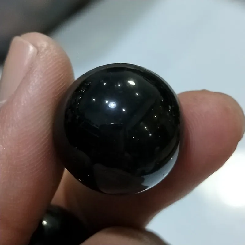 5 шт. 20 мм натуральный обсидиан сфера кристалл кварцевый шар камни и минералы