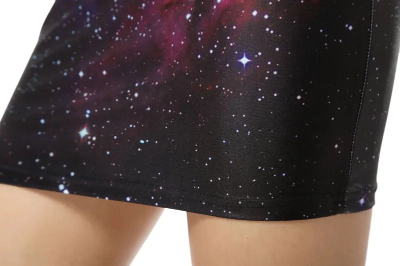 Мода 2015 Женские Летние Стиль Galaxy Цифровой Печати Женщины Сексуальное Платье