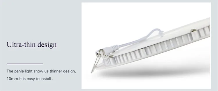 New Ultra Thin Led Panel Light AC 110V 220V Ceiling Downlight Round LED Recessed Light Flat Lamp Panel Light 3w 6w 9w 12w 15w