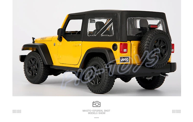 Новогодний подарок Willys 1/18 большая модель автомобиля внедорожника джипа серии