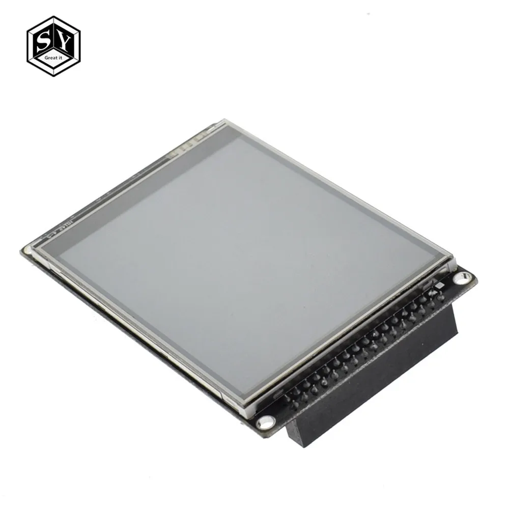 1 шт. Great IT 3,2 дюймов lcd TFT с сопротивлением сенсорный экран ILI9341 для STM32F407VET6 макетная плата черный