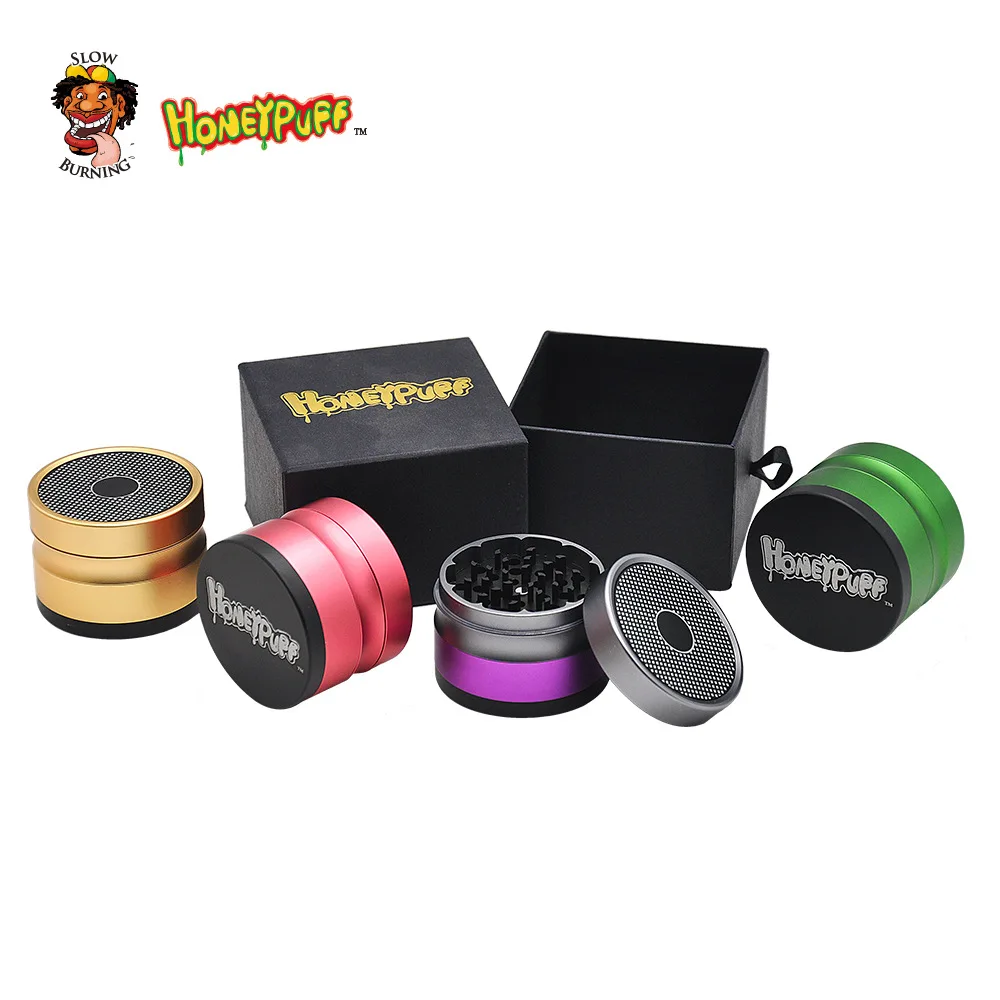 HONEYPUFF Dia.63mm H.47mm 4 слоя древней формы специй машинка для дробления и измельчения